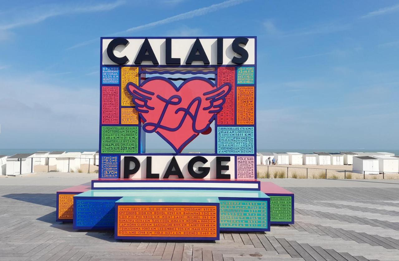 Studio Plage, Vue Mer Et Dragon, Garage Pour Moto Calais Luaran gambar