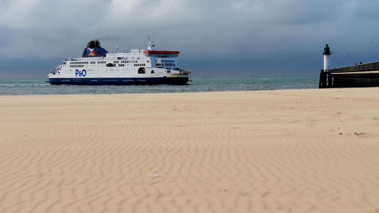 Studio Plage, Vue Mer Et Dragon, Garage Pour Moto Calais Luaran gambar