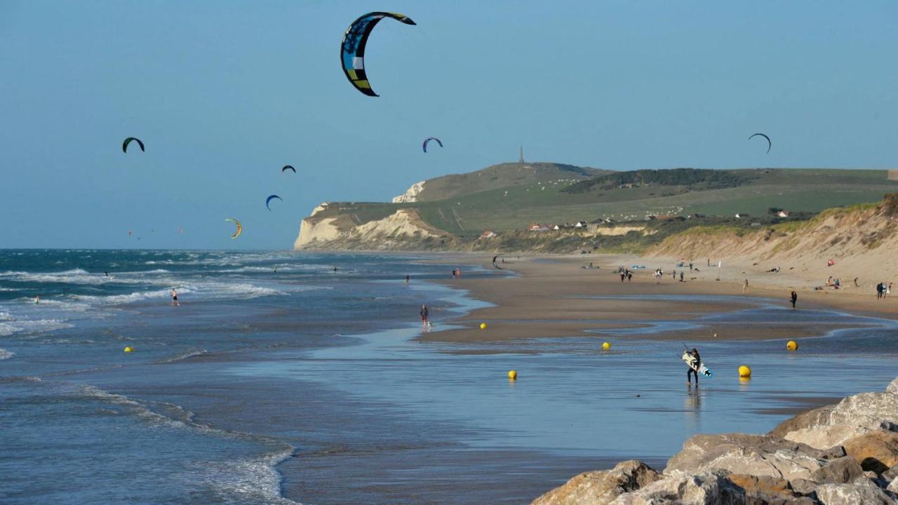 Studio Plage, Vue Mer Et Dragon, Garage Pour Moto Calais Luaran gambar